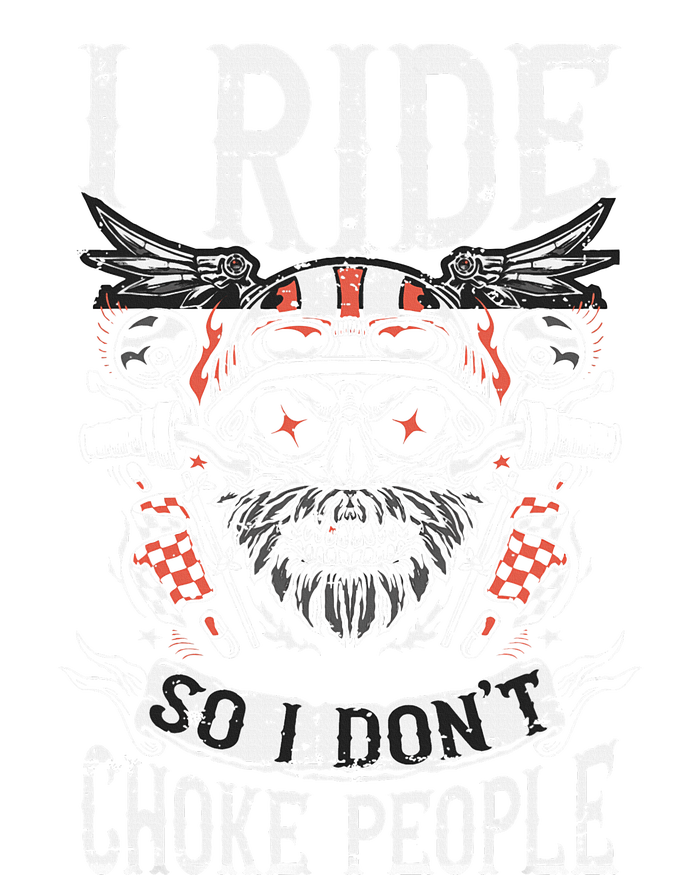 Motorcycle Biker I Ride So I Dont Choke Skull Tie Dye Hoodie