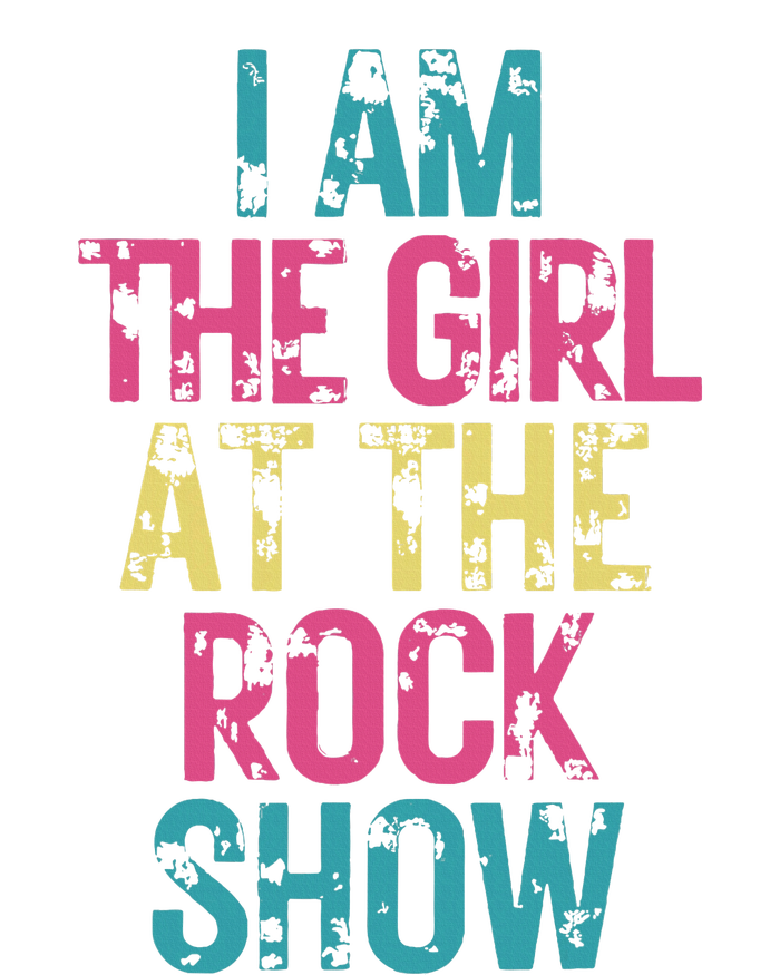 I Am The Girl At The R.Ock Show Rock Women's Knotted Racerback Tank