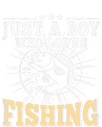 Just A Boy Who Loves Fishing Women's Fleece Hoodie