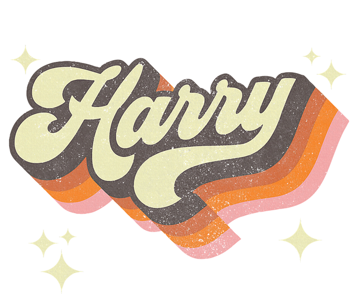 Harry Retro Male First Name Personalized 70s T-Shirt