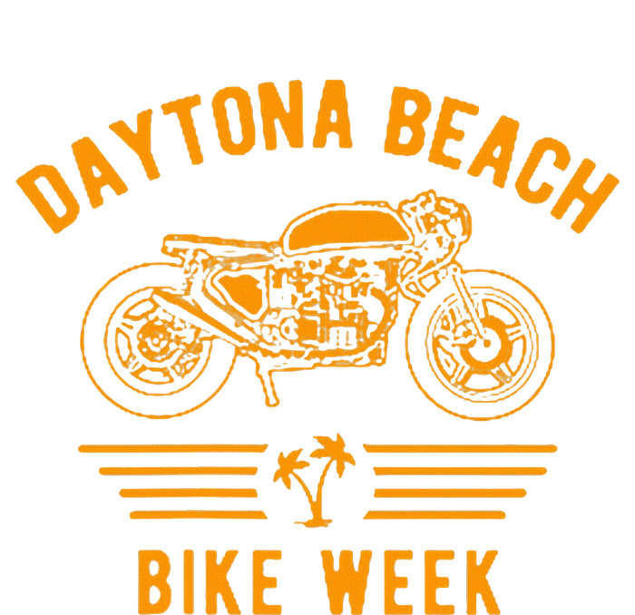 Daytona Beach Bike Week Retro Motorcycle Design T-Shirt