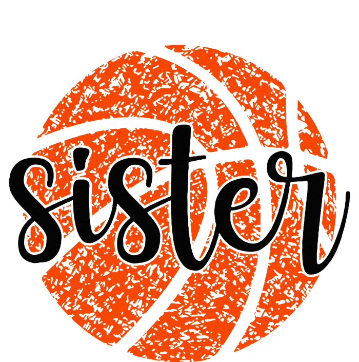 Basketball Sister Girl Distressed Sports Fan Tall Fusion ChromaSoft Performance T-Shirt