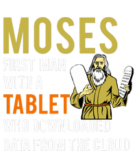 Funny Jewish Passover Moses Tablet Data Cloud Computing Hooded Wearable Blanket