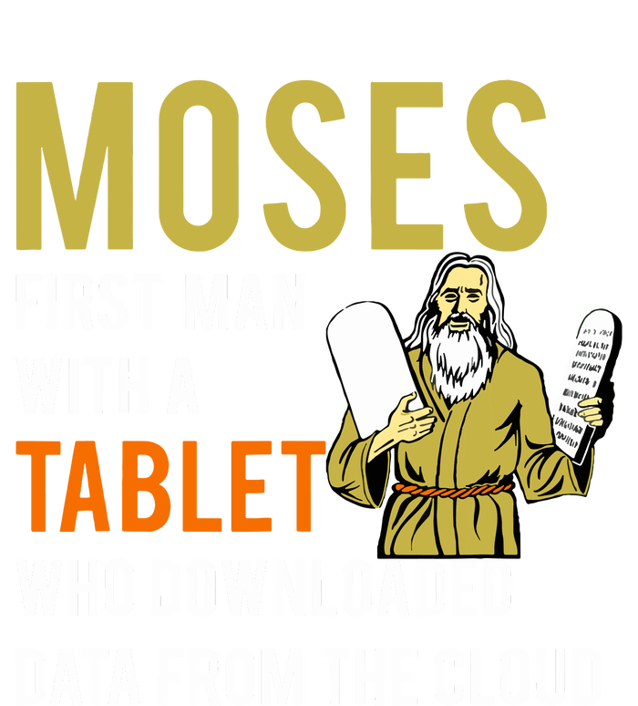 Funny Jewish Passover Moses Tablet Data Cloud Computing Hooded Wearable Blanket