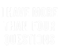 Funny Passover Seder I Have More Than Four Questions Ladies Essential Tank