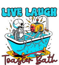 Live Laugh Toaster Bath Funny Skeleton Kids Sweatshirt