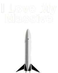 Elon Musk Wearing I Love Massive Rocket Starship T-Shirt