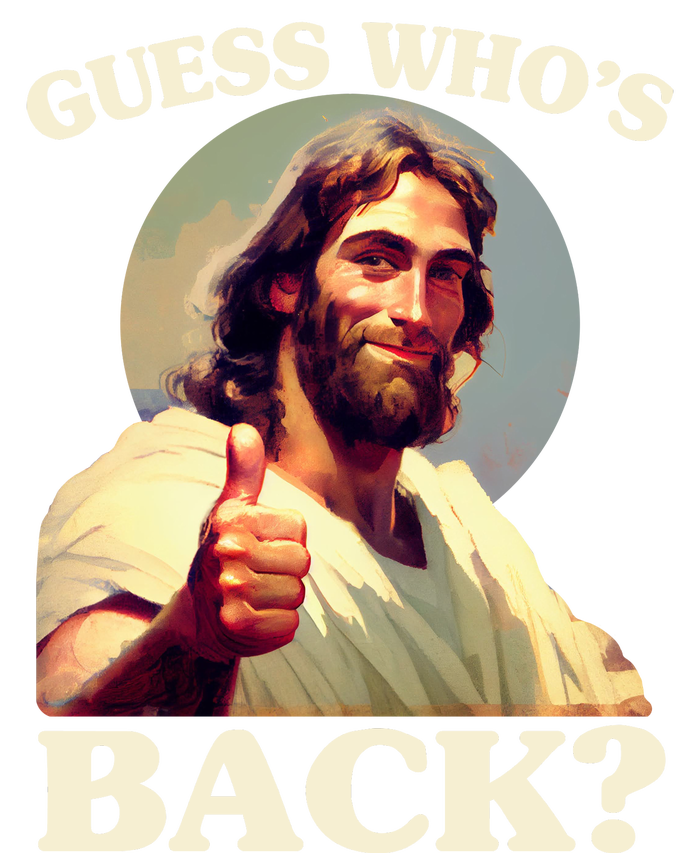 Funny Easter Guess Whos Back Jesus T-Shirt