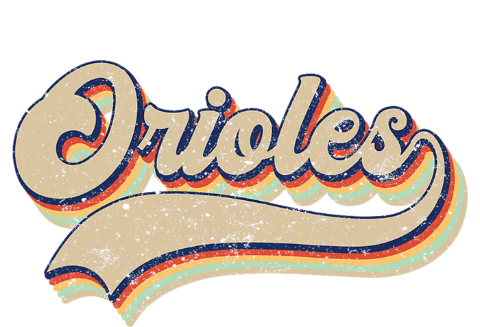 Orioles Name Vintage Retro Baseball Lovers Baseball Coaster