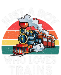 Just A Boy Who Loves Trains Train Lover Toddler Sweatshirt