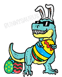 Bunnysaurus Trex Bunny Boy Easter Dinosaur Baby Bodysuit