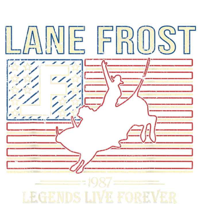 Lane Frost Legends Live Together Rodeo Lover Womens Cotton Relaxed Long Sleeve T-Shirt