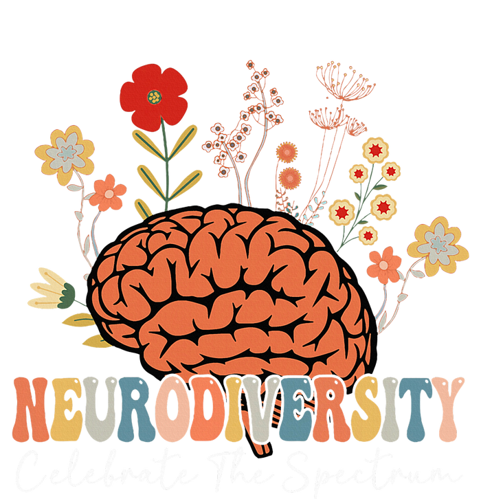 Neurodiversity Celebrate The Spectrum Brain Autism Awareness Women's Perfect Tri Tunic Long Sleeve Shirt