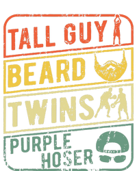 Perfect Gift For Dudetall Guy Beard Twins Purple Hoser Magnet