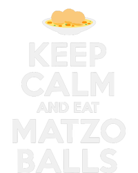 Keep Calm Eat Matzo Balls Funny Passover Jewish Yupoong Adult 5-Panel Trucker Hat