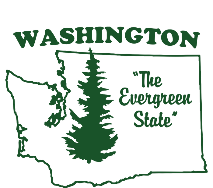 Washington Home I Love Wa Evergreen State Toddler Fine Jersey T-Shirt