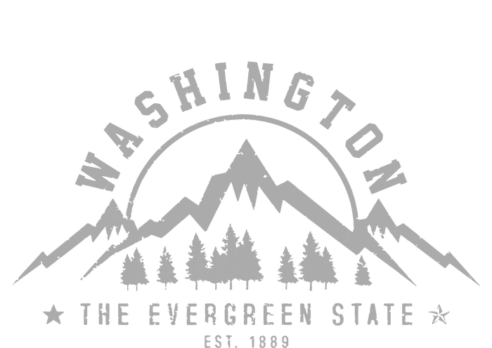 Washington The Evergreen State Nature Mountains Outdoor Gift T-Shirt