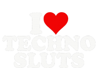 I Love Heart Techno Sluts Edm Music Women's V-Neck T-Shirt