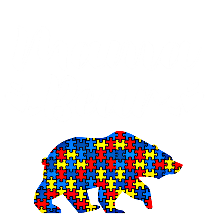 Autism Awareness Mama Bear Puzzle Piece Autistic Mom Gift Cool Gift Premium Hoodie