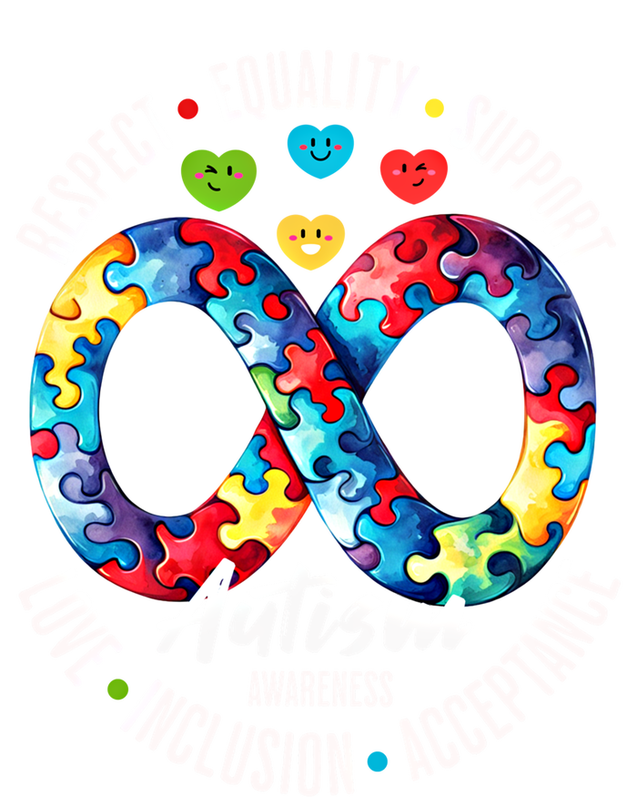 Autism Awareness Respect Equality Support Gift T-Shirt