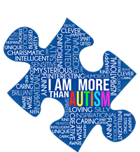 Autism Awareness Gift I Am More Than Autism Puzzle Gift T-Shirt