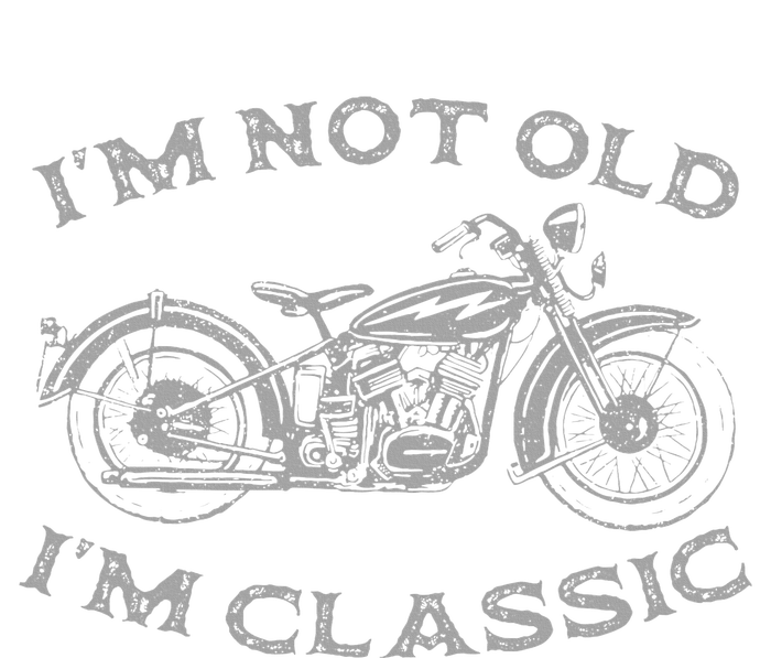 Im Not Old Im Classic Funny Motorcycle Bike Women's Fleece Hoodie