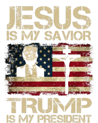 Jesus Is My Savior Trump Is My President Trump 2024 Usa Flag Women's Perfect Tri Rocker Tank