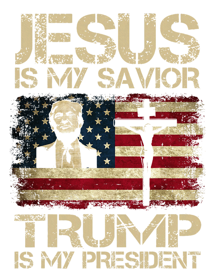 Jesus Is My Savior Trump Is My President Trump 2024 Usa Flag Women's Perfect Tri Rocker Tank