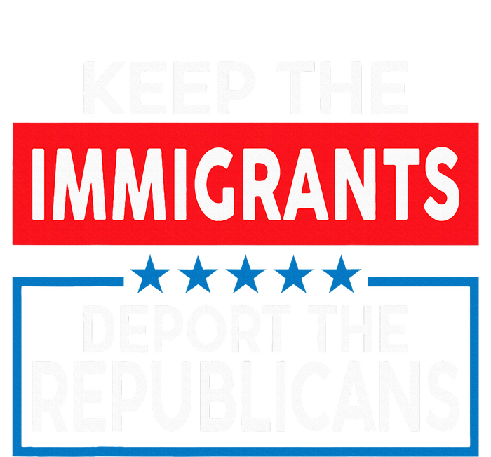 Keep The Immigrants Deport The Republicans Button