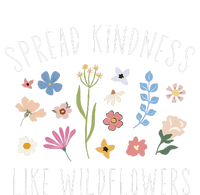 Spread Kindness Like Wildflowers Women Boho Inspirational Kids Long Sleeve Shirt