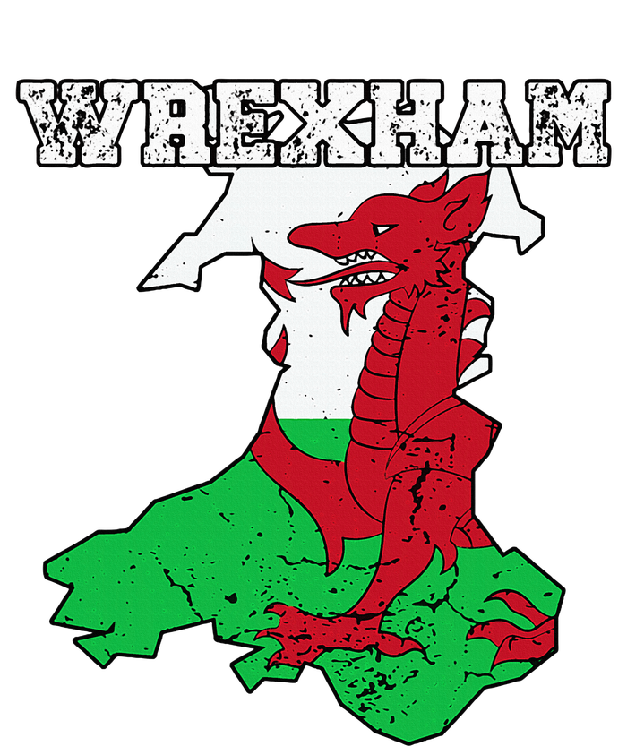 Wrexham Pride Of Wales Welsh Dragon Football Fan T-Shirt