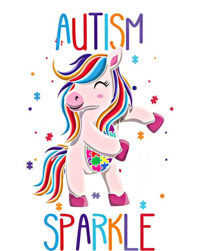 Autism CanT Dim My Puzzle Unicorn Autism Awareness Gift Ladies Essential Tank