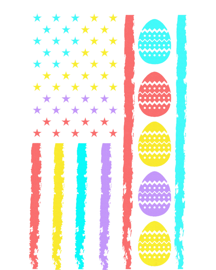 American Flag Happy Easter Egg Hunting Patriotic Easter Day Sustainable Beanie