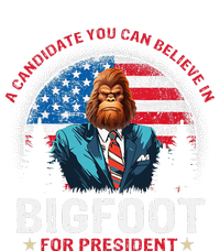 Bigfoot For President Believe Vote Elect Sasquatch Candidate Short Acrylic Beanie