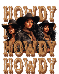 Black Cowgirls Western Rodeo Melanin Black History Howdy T-Shirt