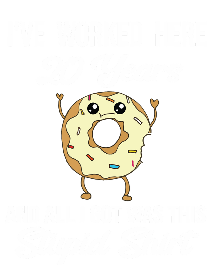 Funny 20 Year Work Anniversary Appreciation Saying Joke 20th T-Shirt