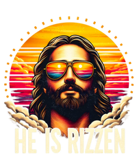 Retro Christian Jesus Religious He Is Rizzen Jesus Is Rizzen Flat Bill Trucker Hat