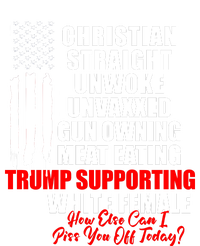 Christian Straight Unwoke Unvaxxed Gun Owning Meat Eating Trump Supporter Female Canvas