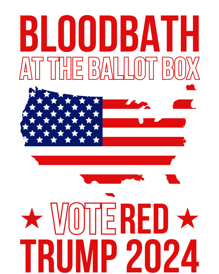 Trump Bloodbath At The Ballot Box 2024 Vote Red Softstyle Adult Sport Polo