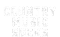 Funny Country Music Gifts Pop Country Sucks Full Zip Hoodie