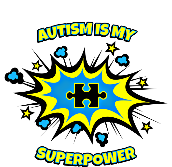 Autism Is My Superpower Cute Superhero Autistic Cool Gift Women's T-Shirt