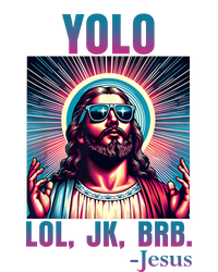 Lol Jk Brb Jesus Funny Easter Day T-Shirt