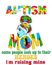 Autism Mom Raising Hero Cool Gift Canvas