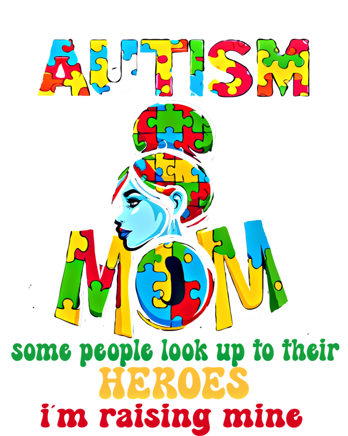 Autism Mom Raising Hero Cool Gift Canvas