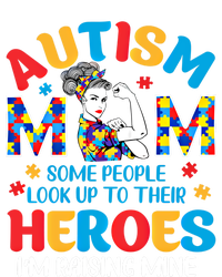 Autism Mom Raising Hero Unbreakable Mother Autism Awareness Gift T-Shirt