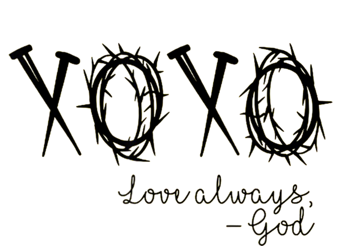 Xoxo Love Always God Women's V-Neck T-Shirt