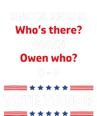 Funny Knock Knock Whos There Pro Trump 2024 Election Vote Tank Top Sustainable Knit Beanie