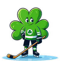 St Patricks Day Shamrock Ice Hockey Player 16 in Basic Backpack