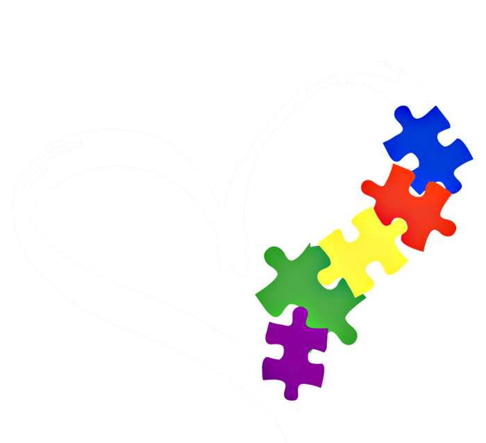 Autism Puzzle Love Autism Awareness Graphic Funny Gift T-Shirt