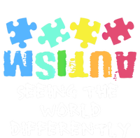 Autism Upside Down Autism Seeing The World Differently Gift T-Shirt